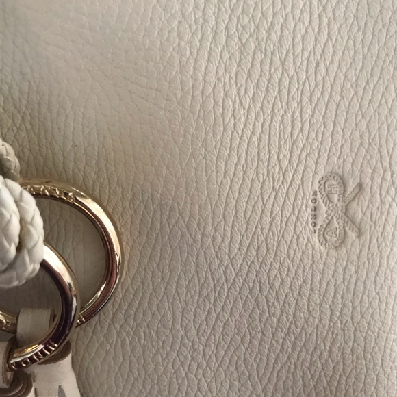 Anya Hindmarch Bags Authentic Anya Hindmarch Ivory Leather Satchel Poshmark